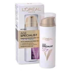 LOréal Paris - Crème de Jour Anti-Âge Fortifiante - Soin de Jour Redensifiant Anti-Rides Triple Action - Enrichi en Calcium ...