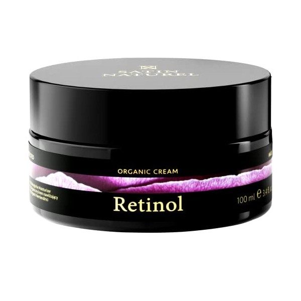 100ml Creme Anti Rides Femme BIO au RETINOL | Creme de Nuit Anti Ride Soins pour le Visage | Lisse les Rides & Réduit les Imp...