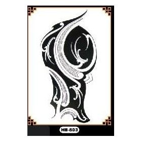 TATOUAGE TRIBAL MAORI POLYNESIEN ET MARQUISIEN NOIRS EPHEMERES TEMPORAIRES 6 PLANCHES + 1 OFFERTES. NON TOXIQUE 21cmX15cm . 