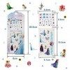 KINHARD Tatouages​Pour Enfants, 5 Planches DEnviron 225 Faux Tatouages aux Motifs de Dessins Animés de Glace et de Neige, Av