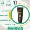 MEILLEURE CRÈME HYDRATANTE ANTI-RIDES 4 en 1 : Huile de pépins de figue de barbarie Huile d’argan Huile de noyau d’abricot Hu...