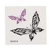 Chic-Net 1 planche de stickers temporaires papillons tribaux violets et noirs