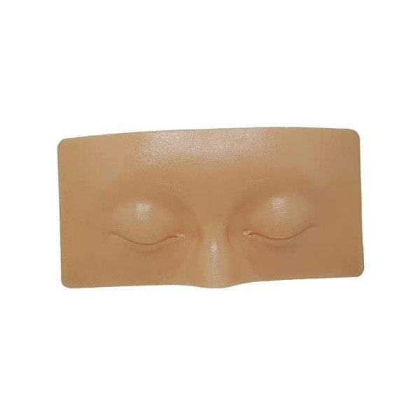 perfk Planche de pratique de maquillage de tampon réaliste 3D, planche de pratique de maquillage de maquillage réutilisable p