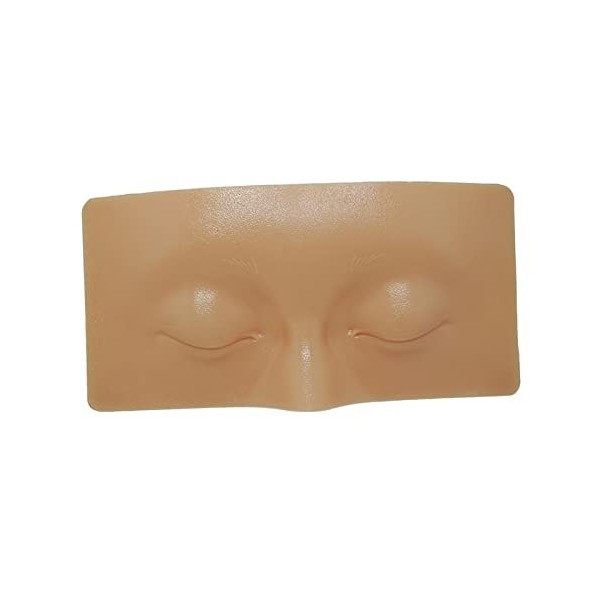 Amagogo Planche de pratique de maquillage 3D, planche de pratique de maquillage des yeux en silicone pour les maquilleurs déb