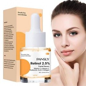 JINGLING Visage Rétinol Essence - Essence de rétinol Haute résistance pour Le Visage,2,5% de rétinol, sans Danger pour réduir