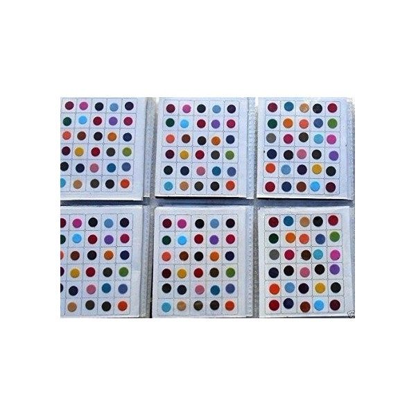 Lot de 720 autocollants Bindi Bindi ronds et bindi multicolores à pois pour usage quotidien