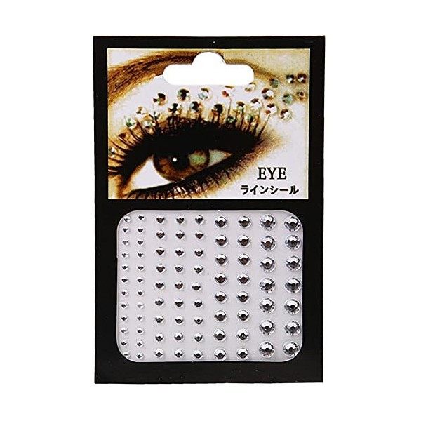 Ericetion 1 Feuillet Autocollant De Tatouage Paillettes Diamant Maquillage Eye-Linge-Lave-Pieds Visage Strass Autocollant Bij