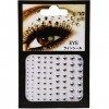 Ericetion 1 Feuillet Autocollant De Tatouage Paillettes Diamant Maquillage Eye-Linge-Lave-Pieds Visage Strass Autocollant Bij