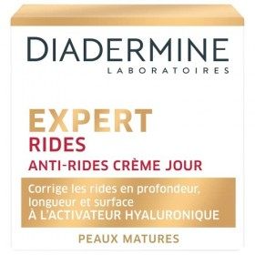 Diadermine - Crème Visage Jour - Expert Rides 3D - Soin de Jour Visage Haute Performance - Comble en profondeur les rides - L...