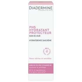 Diadermine - PH5 Soin de Jour Visage Hydratant Protecteur - Soin du Visage - Enrichi en Pro-Vitamine B5 - Nourrit intensément