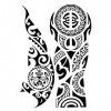 Tatouage temporaire tribal noir J517