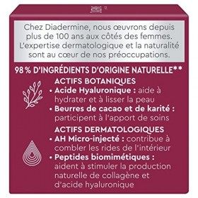 Diadermine - Crème de Jour Expert - Soin Repulpant Jour à lAcide Hyaluronique - Cible les Rides - Lisse Intensément - Peaux 