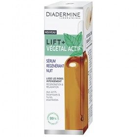 Diadermine - Lift+ Végétal Actif - Sérum Régénérant Nuit - Sérum Visage - Actifs Botaniques et Huiles Essentielles - Régénéra...
