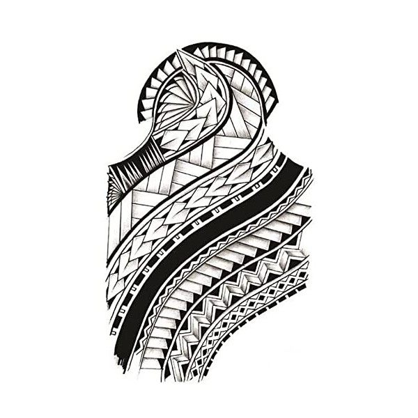 Tatouage tribal pour homme - Tatouage Maori AL031