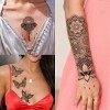 LAROI 6 Feuilles 3D Garçons Filles Tatouages Ephemere Enfants Homme Femme Petits Faux Tatouages Autocollants Astronaute Animé