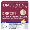 Diadermine - Crème de Nuit Expert - Soin Repulpant à lAcide Hyaluronique - Cible les Rides - Repulpe la Peau - Peaux Matures