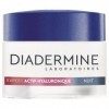 Diadermine - Crème de Nuit Expert - Soin Repulpant à lAcide Hyaluronique - Cible les Rides - Repulpe la Peau - Peaux Matures