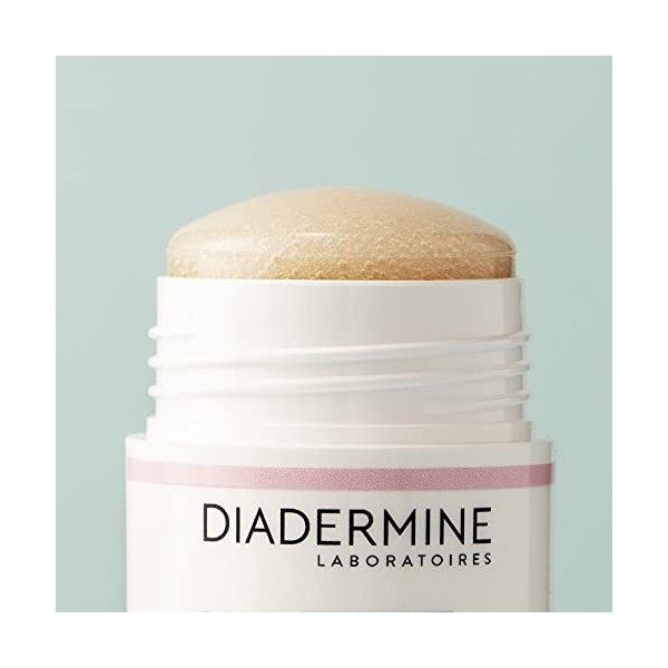 Diadermine - Exfoliant Visage Solide en Stick - Formule au Thé Matcha - Tous types de Peaux - Respectueux de la Peau - 98% d