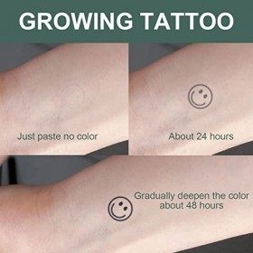 NIANOPKM Tatouages ​​Temporaires Ensembles 10 Feuilles Cou Petit Visage Bohème Faux Tatouage Autocollants Dentelle Tatouages 