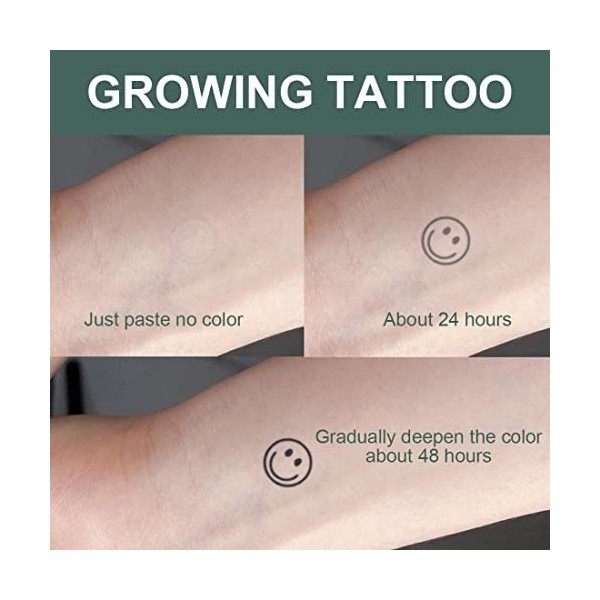 NIANOPKM Tatouages ​​Temporaires Ensembles 10 Feuilles Cou Petit Visage Bohème Faux Tatouage Autocollants Dentelle Tatouages 