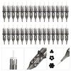 Tatooine Aiguilles de Cartouche de Tatouage 20Pcs Norme Aiguilles de Tatouage Jetable avec Membrane Tattoo Needle Cartridges 