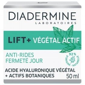 Diadermine - Lift+ Végétal Actif - Crème Visage de Jour - Soin Anti-Rides Fermeté - Acide Hyaluronique Végétal et Actifs Bota...
