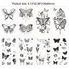 HOWAF 30 Feuilles Tatouage Ephemere Femme, Tatouage Temporaire Faux Tatouage Femme Tatouage Papillon Butterfly Temporary Tatt