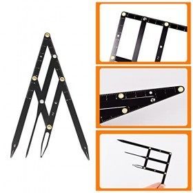 Règle de Sourcil de Rapport Dor, Règle de Mesure de Sourcil, pour le Positionnement Semi-permanent de Tatouage de Sourcil Ta