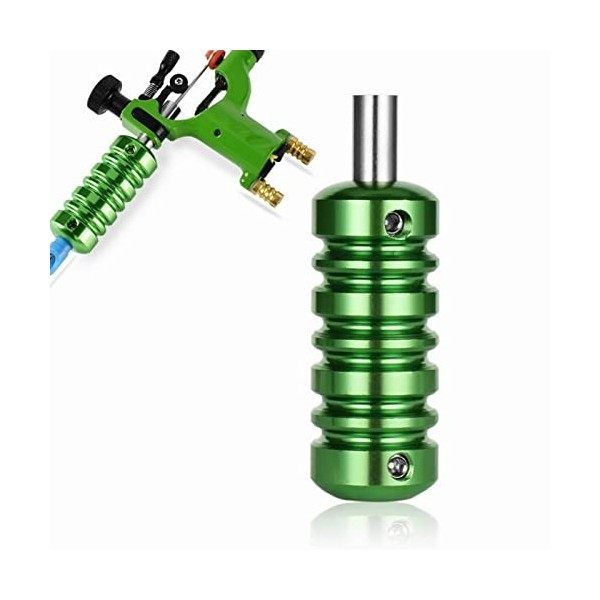 Poignées de tatouage - 6 couleurs - Pour machine à tatouer - Accessoire pour art corporel - Avec tige arrière - Noir