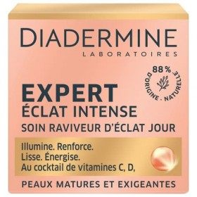 Diadermine - Expert Crème Visage Eclat Intense Jour - Soin raviveur déclat jour - Peaux matures et exigeantes - Illumine, Re ...