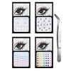 Dochais Dochais 4pcs Strass Visage Strass Autocollant Visage Strass Maquillage Tatouage Temporaire Strass Visage Festival Pou