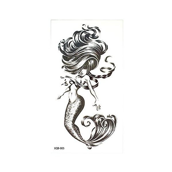 Tatouage de fête - Motif sirène - XQ005