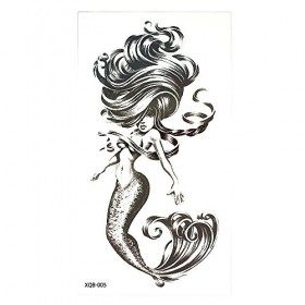 Tatouage de fête - Motif sirène - XQ005