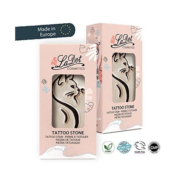 LaDot Tatouage Temporaire pour Enfants et Adultes, Faux Tatouage Doux pour la Peau, Tampon de Tatouage Ephemere pour le Corps