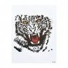 Tatouage Tigre Lot de 4 Feuilles de Tatouages temporaires, Faux Tatouages Tigre 4