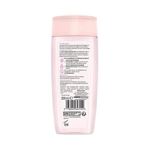 Diadermine - Lotion Tonique Apaisante PH5 - Peaux Sèches et Sensibles - Tonifie et Hydrate - Prépare la Peau à la Routine - 8...