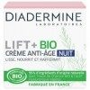 Diadermine - Lift+ Bio - Crème Visage Anti-Âge Nuit - Lisse, Raffermit et Apaise - 99% dingrédients dorigine naturelle - So C...