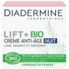 Diadermine - Lift+ Bio - Crème Visage Anti-Âge Nuit - Lisse, Raffermit et Apaise - 99% dingrédients dorigine naturelle - So