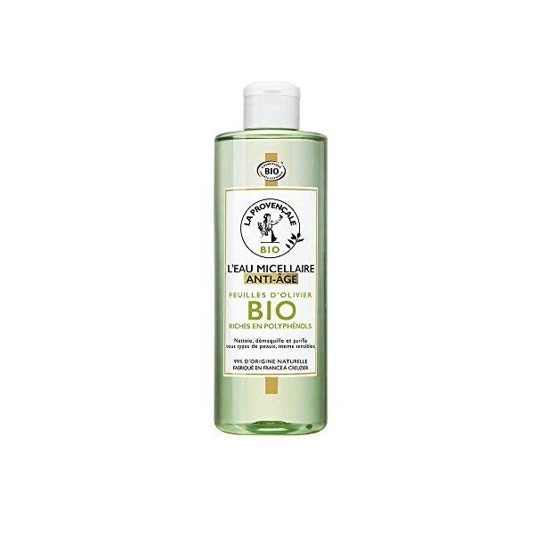 La Provençale Bio Micellaire Anti-Age Visage/Yeux Certifié Bio Huile dOlive Bio AOC Provence Fabriqué en France pour Tous Ty