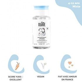 OUATE - Mon Nettoyant Douceur - Eau micellaire Nettoyante et apaisante pour Enfant - Pour le visage - 4-11 Ans - 95% dIngréd