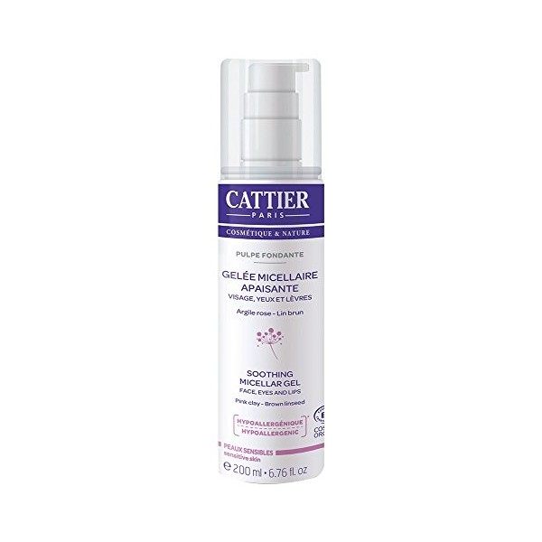 Cattier Pulpe Fondante Gelée Micellaire Apaisante 200 ml,