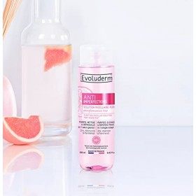 EVOLUDERM - Solution Micellaire Purifiante Anti-Imperfections - 250 ml - Fabrication Française