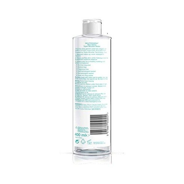 Neutrogena Eau micellaire Triple Detox - 400 ml