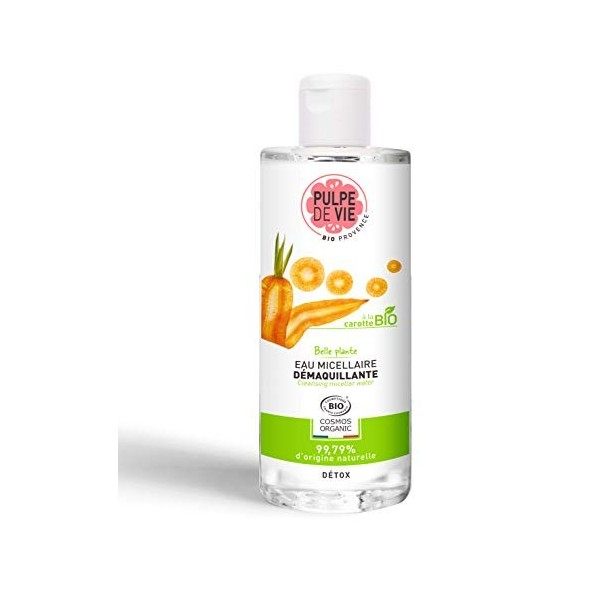 Pulpe de Vie Eau Micellaire Bio détoxifiante Belle Plante 400 ml