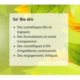 SoBio Étic Démaquillant yeux biphase waterproof, Jus dAloe vera bio équitable, yeux sensibles 100 ml