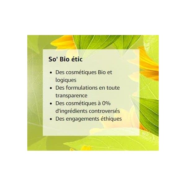 SoBio Étic Démaquillant yeux biphase waterproof, Jus dAloe vera bio équitable, yeux sensibles 100 ml