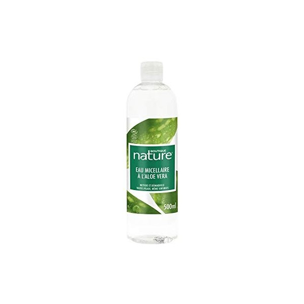 Boutique Nature Eau Micellaire à lAloe Vera Toutes Peaux Certifiée Bio