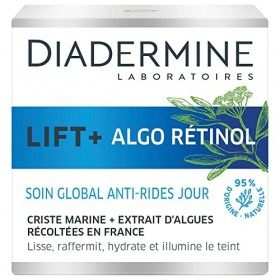 Diadermine - Routine Visage Lift + Algo Retinol : Crème Visage Soin de Jour Anti-Rides + Crème Visage Soin de Nuit Anti-Rides