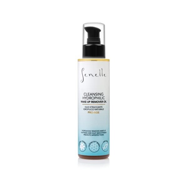 Senelle - Natural Cleansing Hydrophilic Facial Makeup Remover Oil | Huile démaquillante hydrophile naturelle pour le visage |