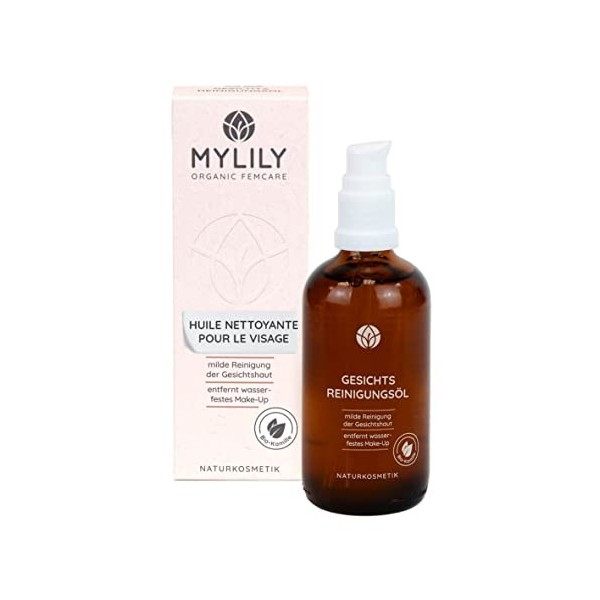 MYLILY Huile de nettoyage | 100 ml dhuile de nettoyage | Huile damande nourrissante, huile de jojoba et camomille | Élimine